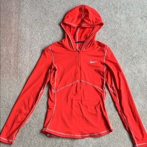Nike Hooded Red Track Jacket XS